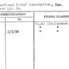 International Cooks' Association, Inc.