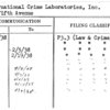 International Crime Laboratories, Inc.