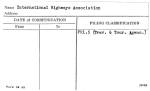 International Highways Association