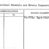 International Minerals and Metals Corporation