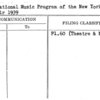 International Music Program of the New York World's Fair 1939