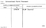 International Pistol Tourament