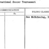 International Soccer Tournament