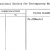 International Society for Contemporary Music