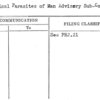 Intestinal Parasites of Man Advisory Sub-Committee