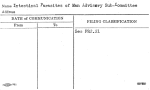 Intestinal Parasites of Man Advisory Sub-Committee