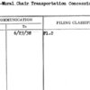 Intra-Mural Chair Transportation Concession