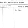Intra Mural Bus Transportation Report