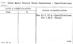Intra Mural Tractor Train Concession - Specifications
