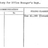 Inventory for Office Manager's Dept.