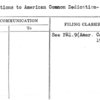 Invitations to American Common Dedication-