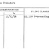 Invoice Procedure