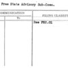 Irish Free State Advisory Sub-Comm.