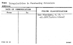 Irregularities in Purchasing Procedure