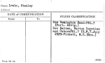 Irwin, Stanley