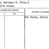 Isaacs, Mortimer E. (Pres.)