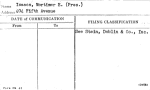 Isaacs, Mortimer E. (Pres.)