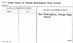 Isham Annex of George Washington High School