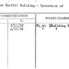 Italian Exhibit Building - Operation of