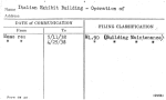 Italian Exhibit Building - Operation of