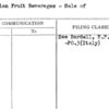 Italian Fruit Beverages - Sale of