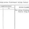 Itinerary-Aetna Studebaker Safety Patrol Trip