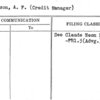 Jackson, A.F. (Credit Manager)