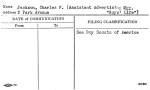 Jackson, Charles F. (Assistant Advertising Mgr. "Boys' Life")