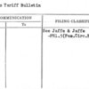 Jaffe's Tariff Bulletin