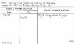 Jersey City Hospital School of Nursing