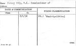 Jersey City, N.J.- Commissioner of