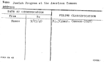 Jewish Program at the American Common