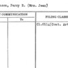 Johanson, Perry B. (Mrs. Jean)