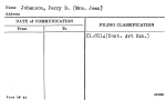 Johanson, Perry B. (Mrs. Jean)