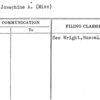 John, Josephine A. (Miss)
