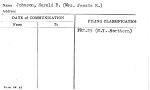 Johnson, Harold B. (Mrs. Jessie R.)