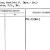 Johnston, Bartlett F. (Mrs.-Sr.)