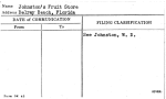 Johnston's Fruit Store