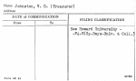 Johnston, V.D. (Treasurer)