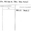 Jolliffe, William M. (Mrs. Edna Parks)