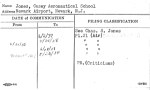 Jones, Casey Aeronautical School