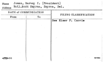 Jones, Harvey C. (President)