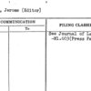 Jones, Jerome (Editor)