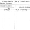Jones, Richard Temple (Hon.) (State Senator)