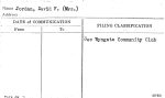 Jordan, David F. (Mrs.)