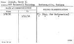 Joseph, Harry S.