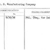 Joy, S.S. Manufacturing Company