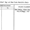 June Bride's Day at New York World's Fair