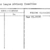 Junior League Advisory Committee