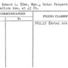 Kane, Edward L. (Gen. Mgr., Hotel Properties)